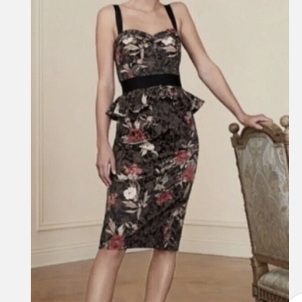 Antonio Melani Seraphina Peplum MIDI Dress